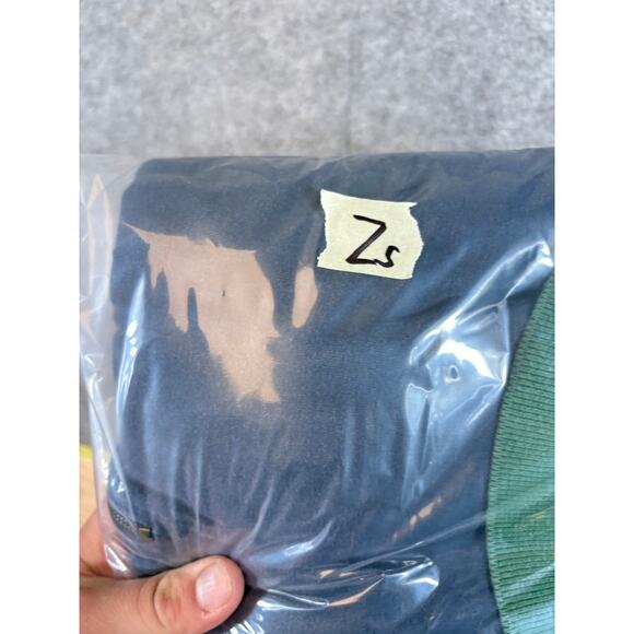 VINTAGE Discus Athletic Shirt Men XL Blue 1/4 Zip Polo Raglan Sleeves Streetwear - Picture 8 of 8